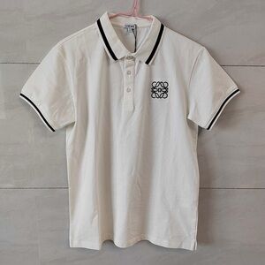 Loewe Anagram Embroibery Cotton Polo